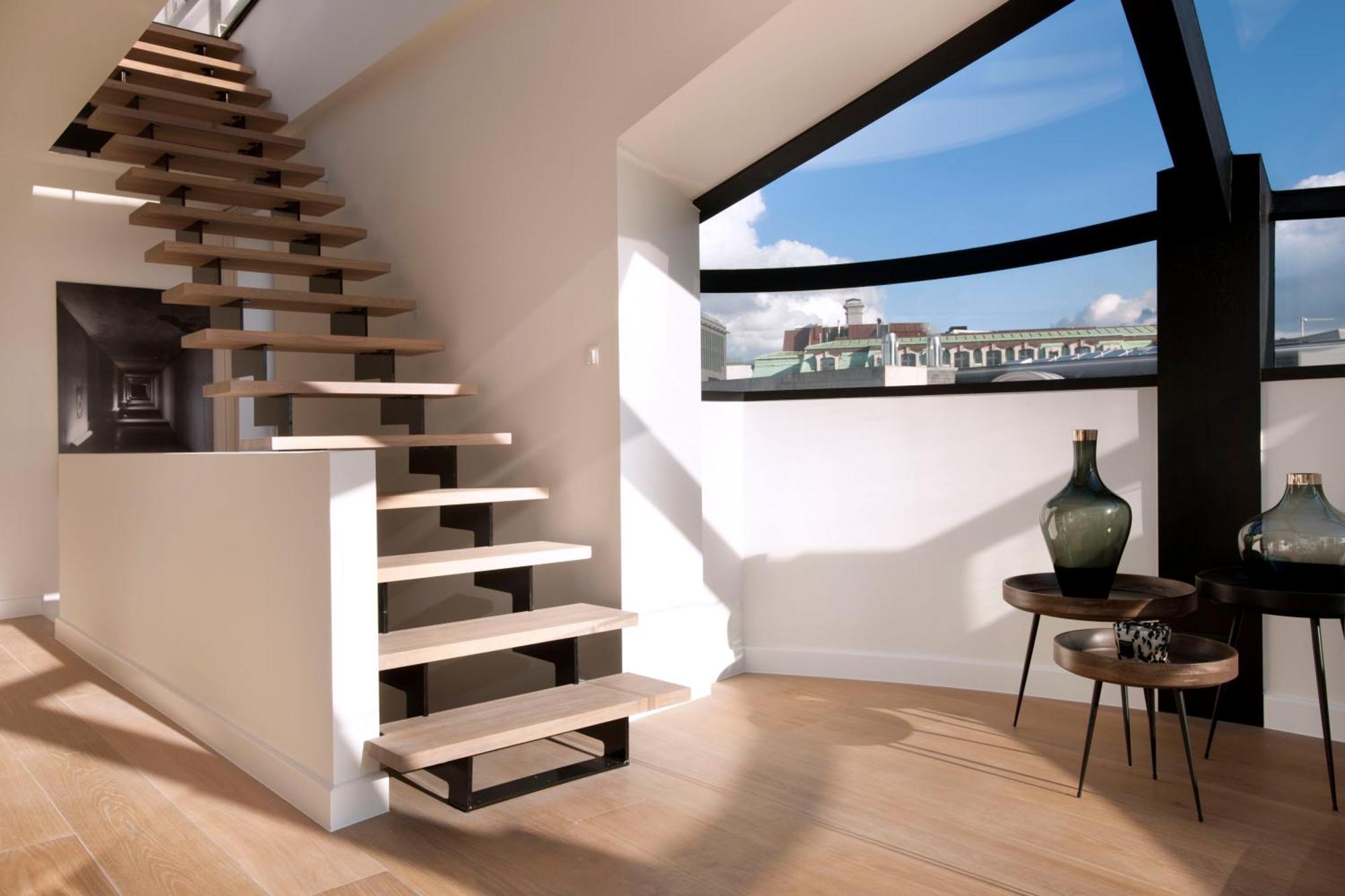 Triplex Penthouse In The City Center Brüssel Exterior foto