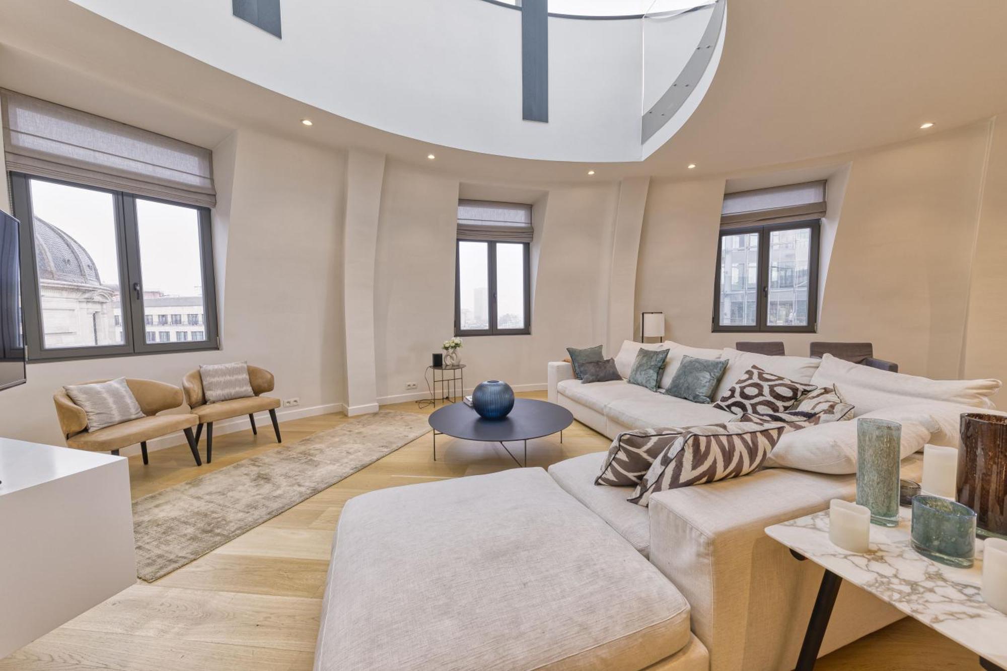 Triplex Penthouse In The City Center Brüssel Exterior foto