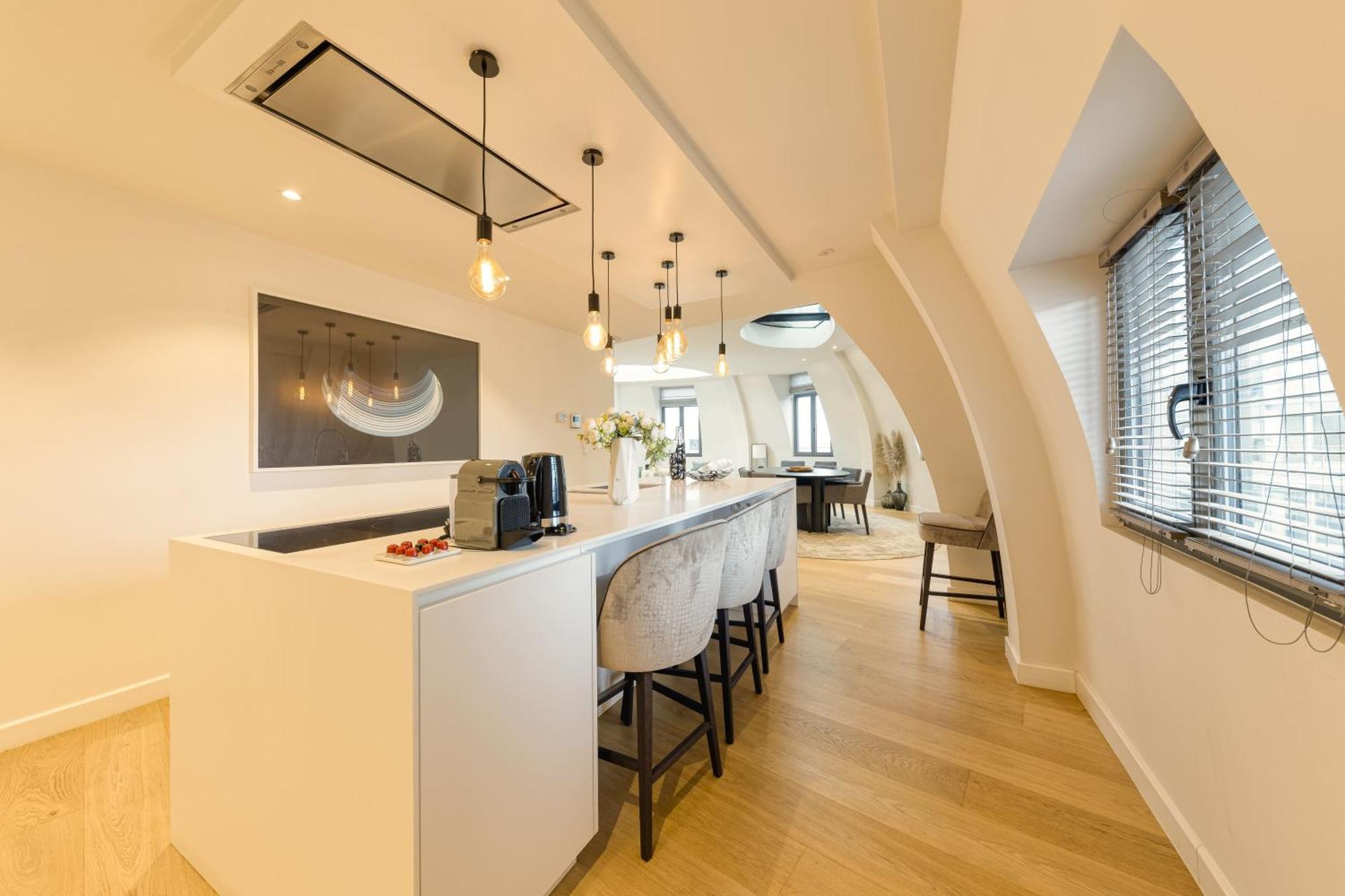 Triplex Penthouse In The City Center Brüssel Exterior foto